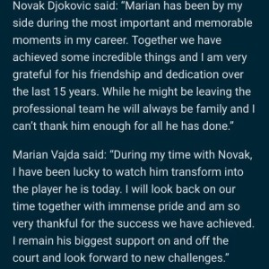 开云官方-德约：告别15年恩师，8年赞助商分手